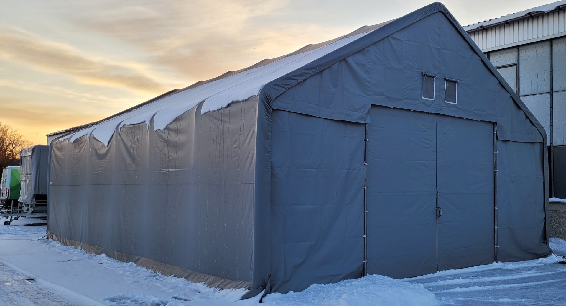mobile Lagerhalle